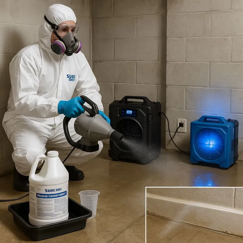 Sanitization and Odor Removal process in Algonquin, MD